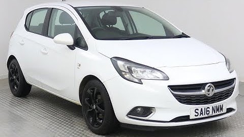 Time setting - Vauxhall Corsa 2016