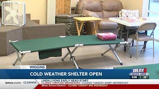 HAPPENING MONDAY: Warming shelter now open in Wiggins