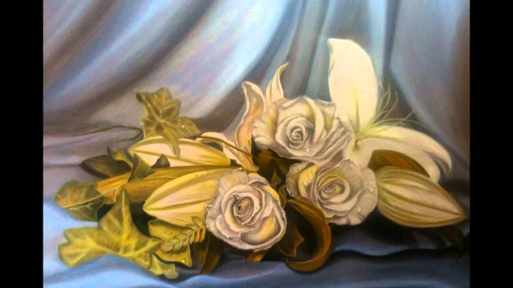 underpainting technique - Rose Oil Painting