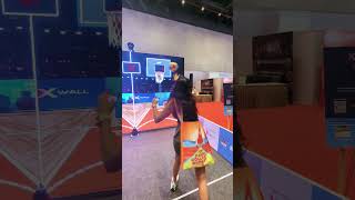 Step up, aim, and score! 🏀 🚀#PhygitalGaming #PhygitalSports #xwall #EventTech #EventInnovation