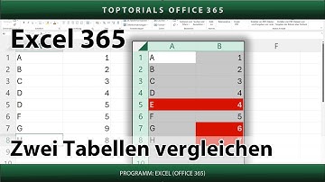 Zwei Tabellen vergleichen ganz leicht | Excel 365 Tutorial