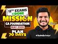 12th exams done? CA Foundation May 2026 Maths 70 Days Study Plan by Akash Agrawal