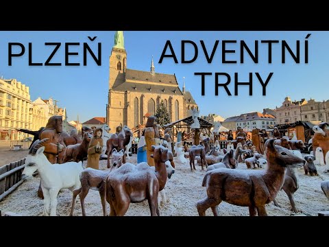 Plzeň: NEJKRÁSNĚJŠÍ ADVENTNÍ TRHY & Tajemství Gotické Katedrály sv. Bartoloměje (Vánoční Atmosféra)