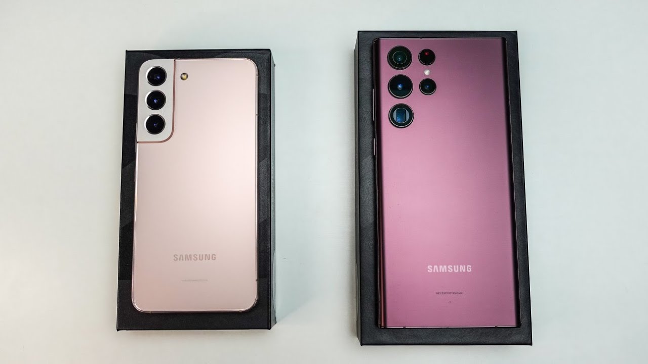 Samsung Galaxy S22 Ultra & S22 OFFICIAL Unboxing & Impressions