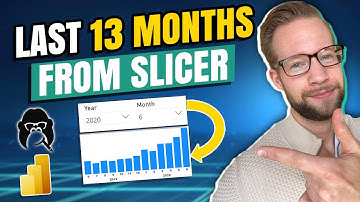 Toon de laatste 13 maanden van Slicer-selectie in Power BI (DAX)