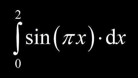 Definite integral of sin(pi*x) on [0,2].  Integrate by symmetry vs. using the chain rule backwards.