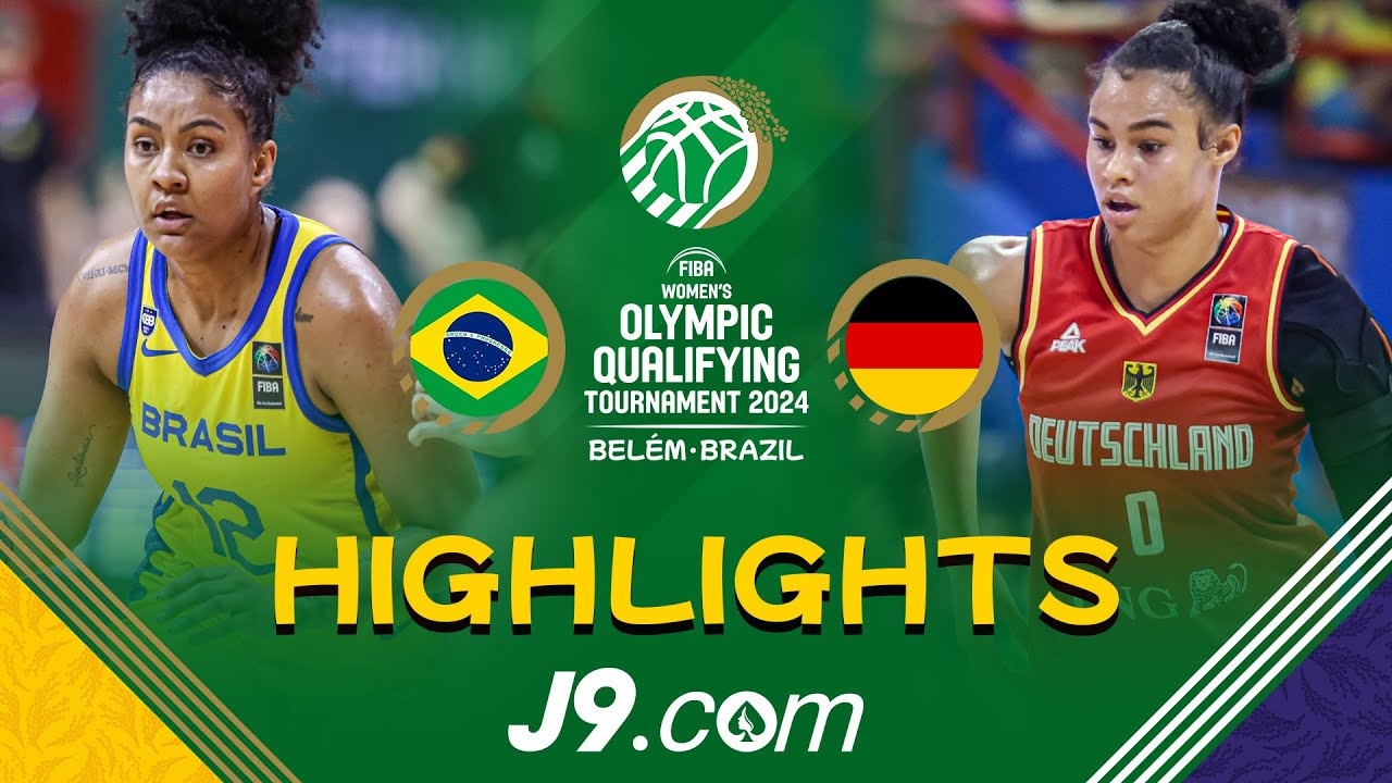 Germany survive against Brazil to book Paris 2024 ticket! | J9 Highlights