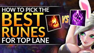How Challengers Pick Their Rune Builds for TOP LANE: Ignite vs. Teleport Tips and Tricks  LoL Guide