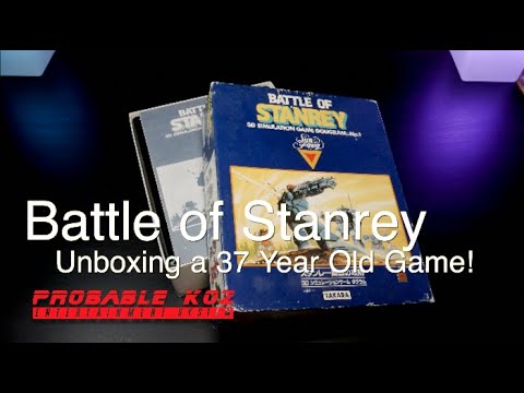 スペースディフェンダー&太陽の牙ダグラム BATTLE OF STANREY Fang of the Sun Battle of Stanrey Board Game Unboxing - 太陽