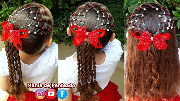 Penteado Infantil em Ligas com Cabelo Solto ou Amarração, Penteado de  Princesa👸🏽, Penteado Infantil em Ligas com Cabelo Solto ou Amarração, Penteado de Princesa👸🏽, By Mania de Penteado