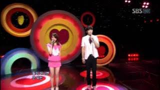 IU & Seul Ong - Nagging (아이유 & 슬옹 - 잔소리) @ SBS Inkigayo 인기가요 100627