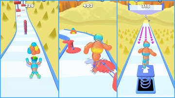 Rope-Man Run 3D Game Update Arcade All Levels Android/iOS Walkthrough Gameplay #9