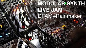 Modular Synth Live Jam // DFAM+Rainmaker //Glitch // Experimental