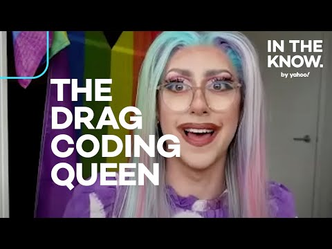 Anna Lytical is a drag queen who makes coding fun