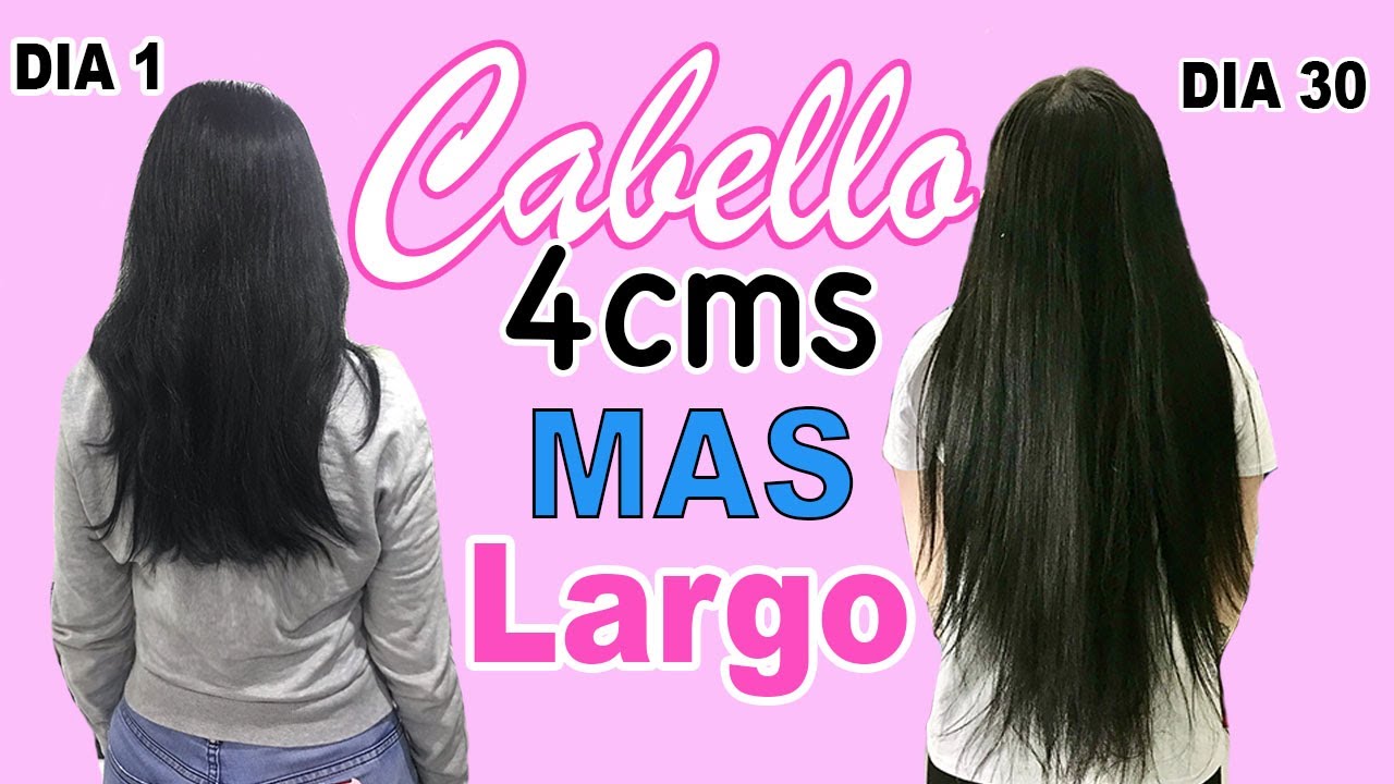 CABELLO 4 CMS MAS LARGO EN UN MES!! YouTube