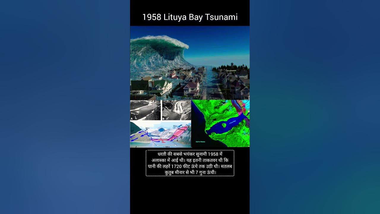 Biggest tsunami how tall