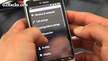CyanogenMod 7 ROM for G2 Phone!