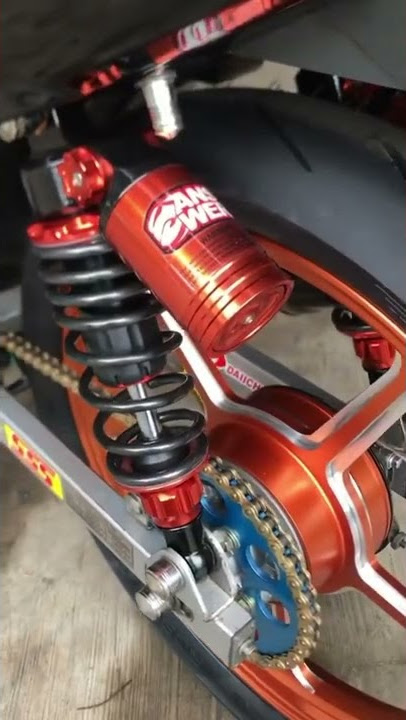 Suzuki Smash Modif semi road race keren simpel enak di pandang. smash komorod