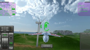 Turboprop flight simulator - WindFarm Flags 100% Completed - version 1.24