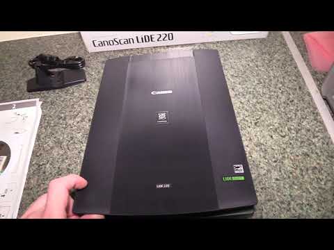 Canon CanoScan Lide 220 USB Compact Scanner unpack