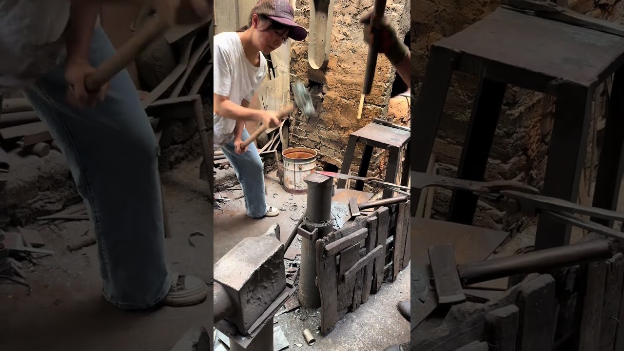 Watch This Blacksmith Forge Iron into Daily Essentials!"