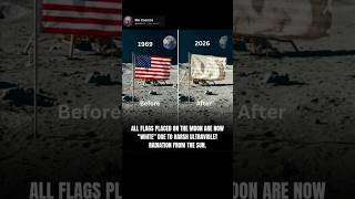 ALL FLAGS PLACED ON THE MOON...#space #trending #universe #nasa #tacnology #science