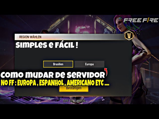 Free Fire | CONTA FF GRINGA SERVIDOR GRINGO