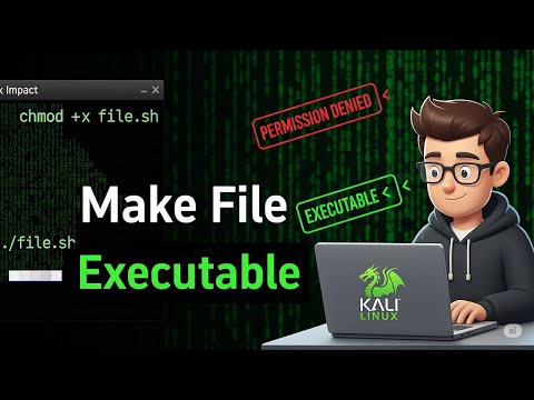 How to Make a File Executable in Kali Linux Using chmod 🔥