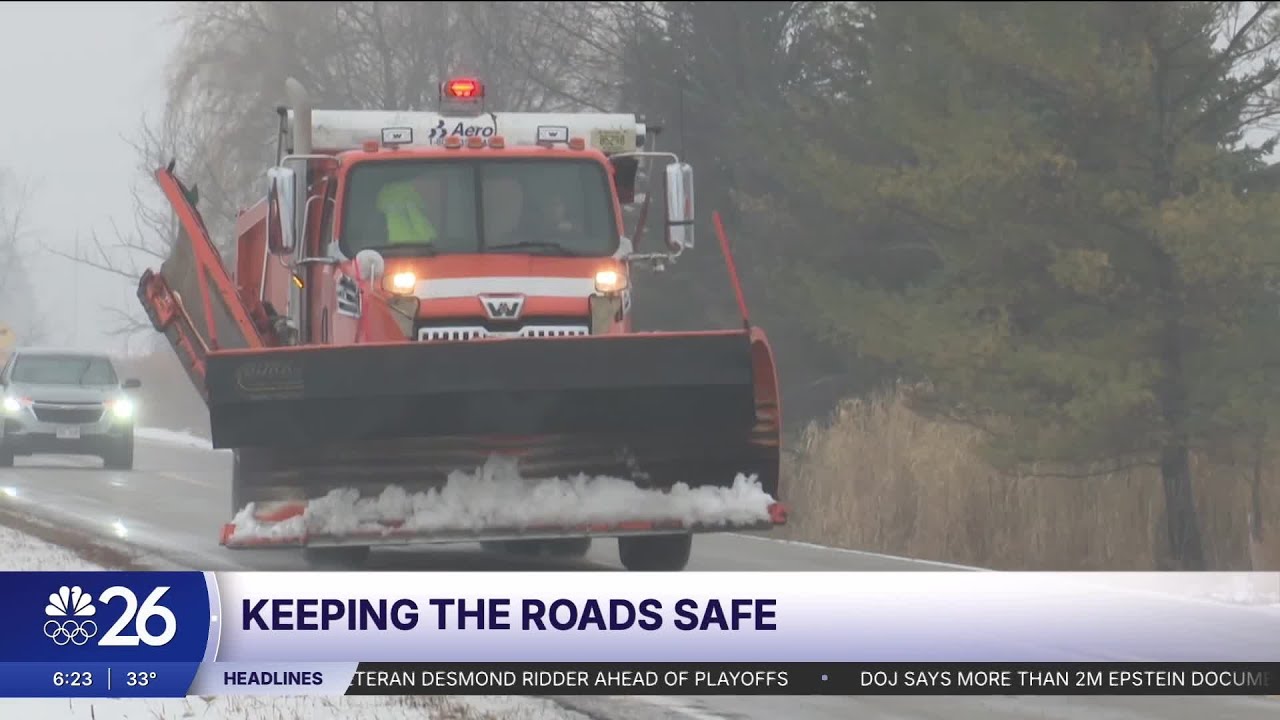 Tuesday's icy roads affecting salters and drivers alike - YouTube