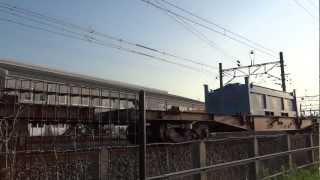 EF65 1081号機[新]牽引5087レ 東静岡駅～草薙駅間通過