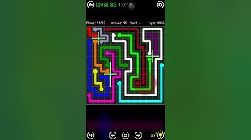 95 Flow Free game - Starfield pack - level 81 to 90 || #GamingWorld