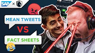 SAP Mean Tweets vs. Fact Sheets