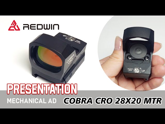 PRESENTATION Red Win Cobra CRO 28X20 RMR Red Dot Sight Multi