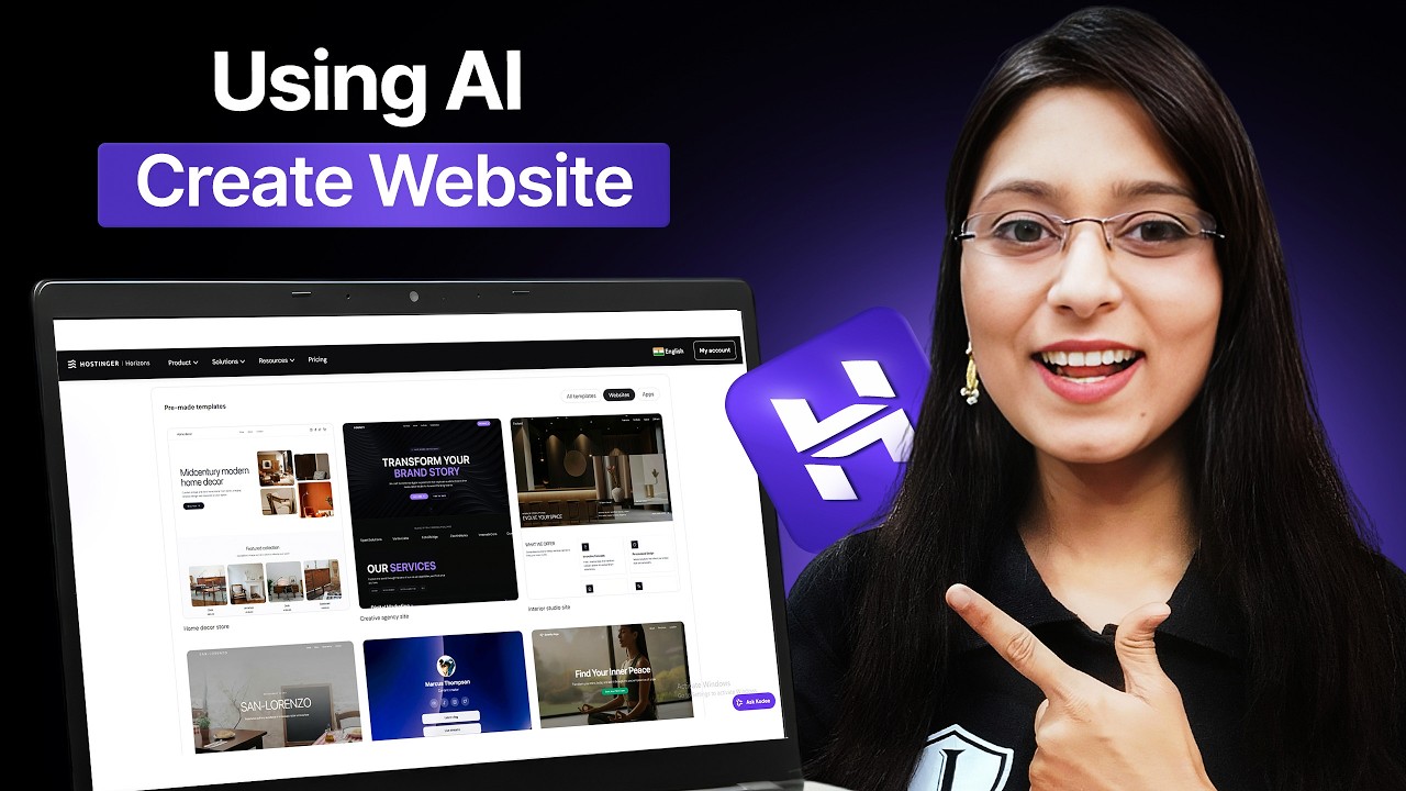 Build Website in MINUTES with this AMAZING AI Tool 🚀 - Hostinger ...