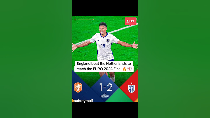 England beat the Netherlands 1-2 to reach the EURO 2024 Final  #england  #netherlands  #eurofinal