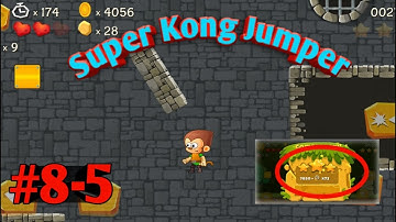 Super Kong Jumper Gameplay Level 8-5 | Game Android, ios