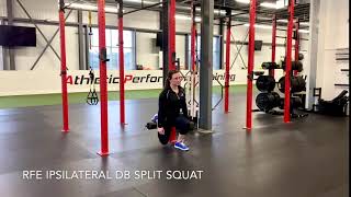 RFE IPSILATERAL DB SPLIT SQUAT