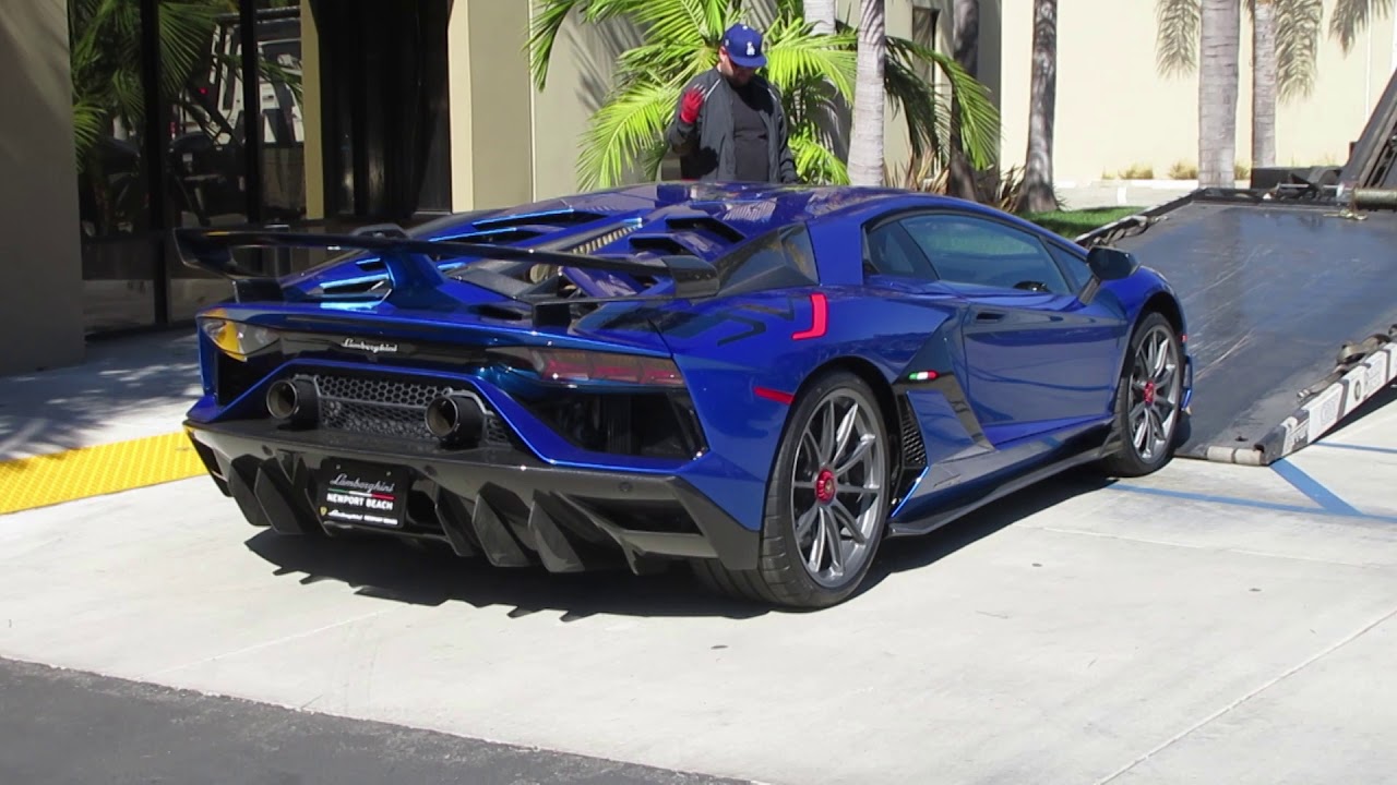 New 2019 Lamborghini Aventador SVJ (w/ startup) - YouTube