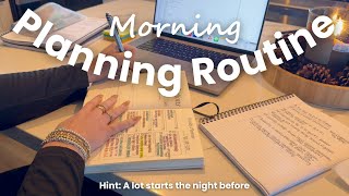 Morning Planning Ritual | 10 Minutes That Organize My Entire Day