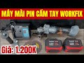 Máy Mài Pin Cầm Tay WORKFIX Giá 1.200K Hàng Cao Cấp Sử Dụng Mô Tơ Từ Không Chổi Than Lõi Đồng