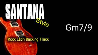 Rock Latin Santana Style Guitar Backing Track 121 Bpm Highest Quality chords