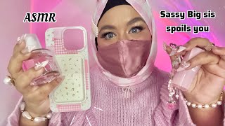 Sassy big sis bought you girly stuff 💕cheering you up personal Attention ASMR 💤