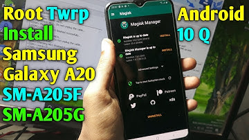 How To Root Twrp Install Samsung A20 SM-A205F/SM-A205G Android 10 Q | Root Samsung A20 Android 10 Q