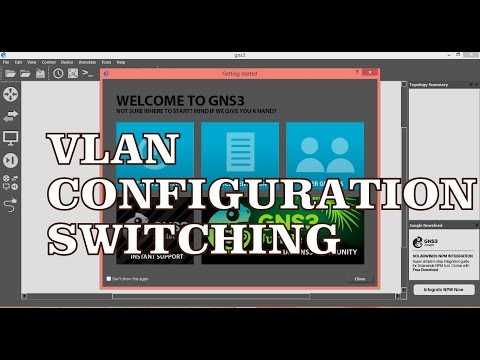 VLAN & TRUNK Configuration LAB on a New version of GNS3 (ver 1.2.3)