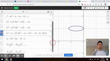 Conic Sections: Ellipses (General to Standard)