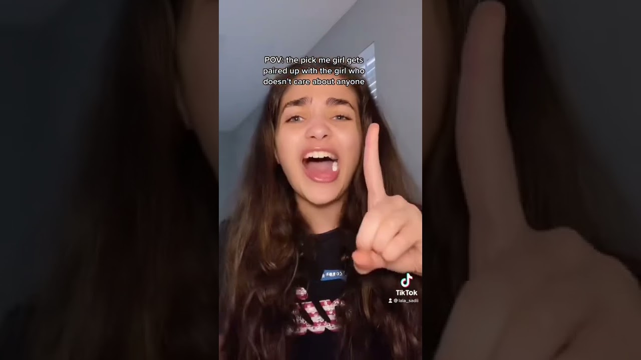 Pov: pick me girl gets partnered with a mean girl! #shorts #foryou