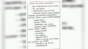 GATE BM syllabus part -2 (BIOMEDICAL ENGINEERING)