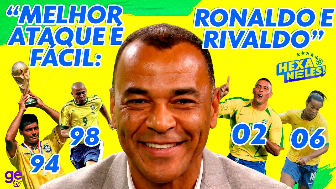 CAFU ESCOLHE A MELHOR SELEÇÃO EM COPAS: 1994, 1998, 2002 ou 2006? | HEXA NELES!