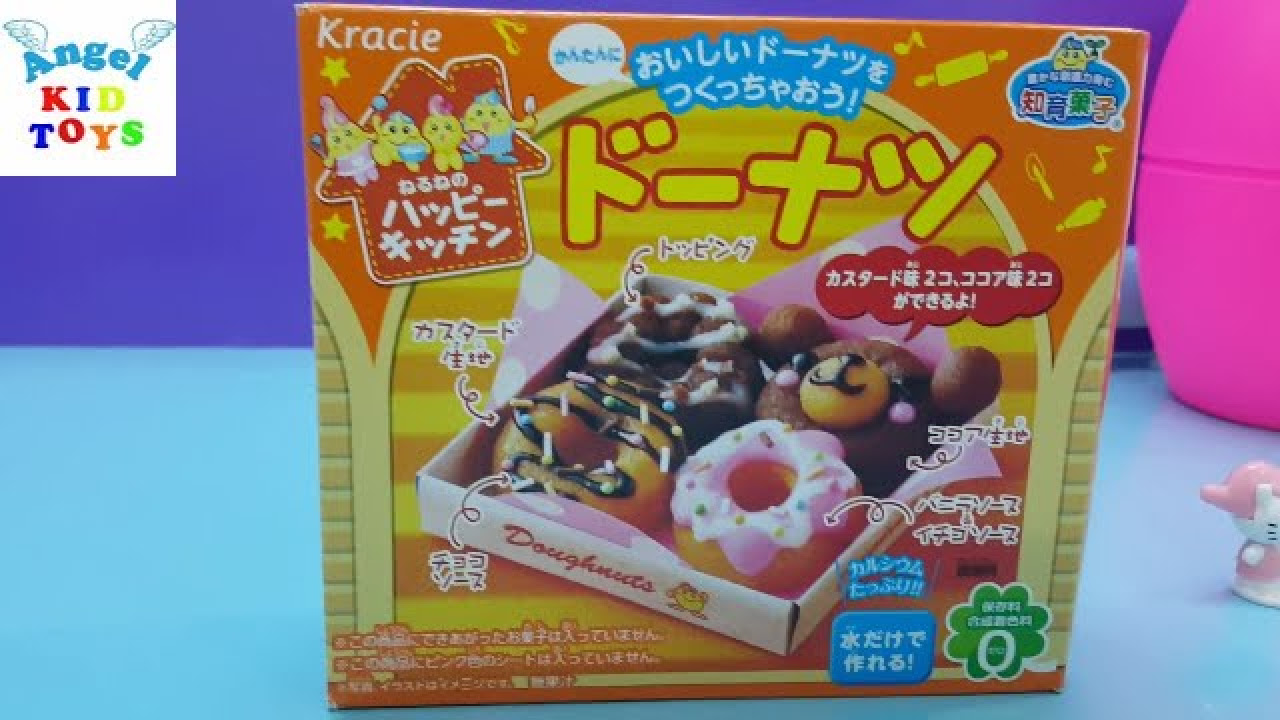 Đồ Chơi Làm Bánh Donut Kracie Popin Cookin Mini... - youtube