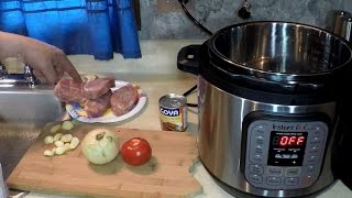 pork cooker pressure chops frozen pot instant recipe chipotle